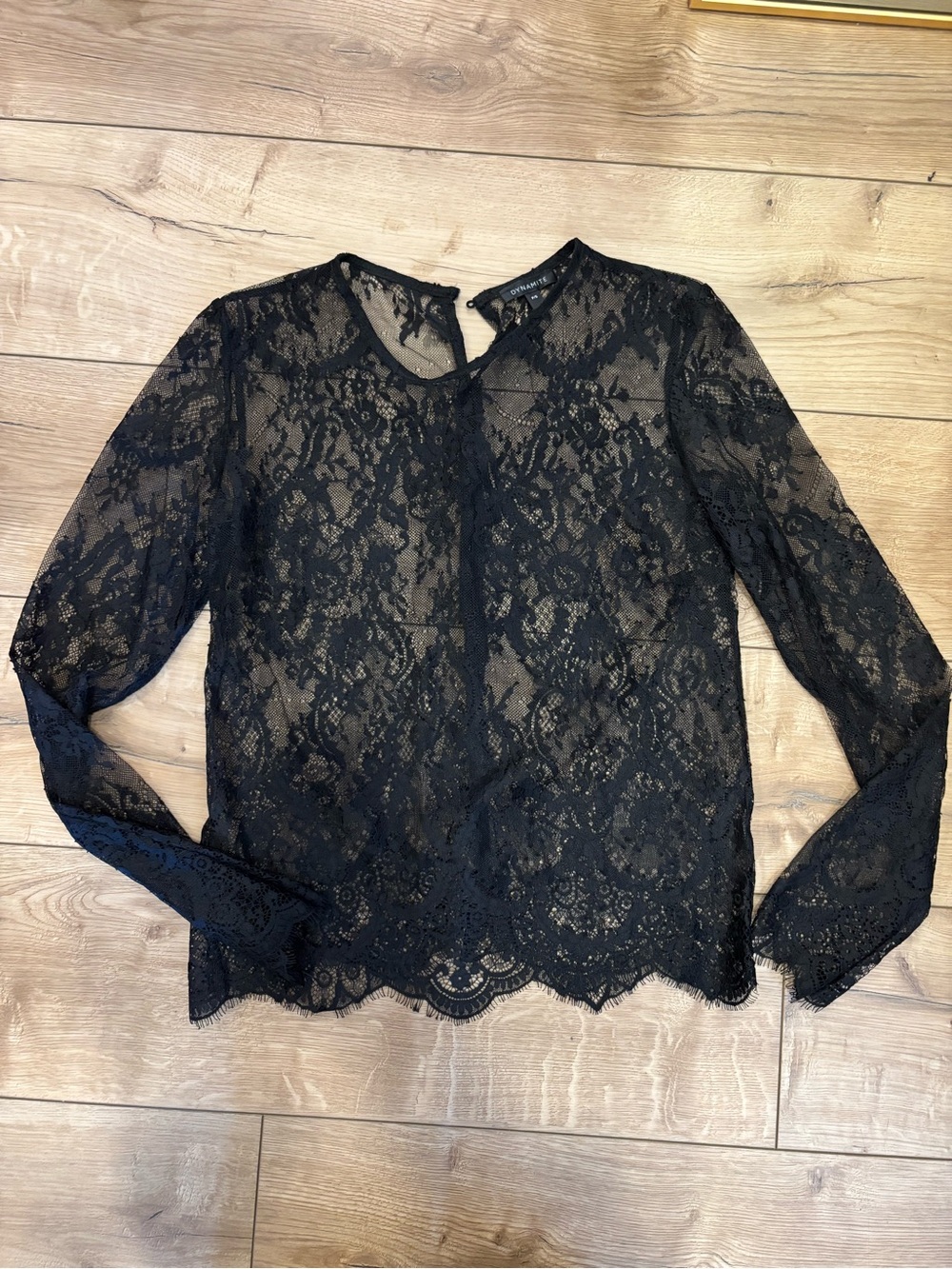 Black Lace Dynamite Long Sleeve